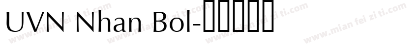 UVN Nhan Bol字体转换
